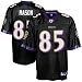 Baltimore Ravens Jerseys : Reebok NFL Equipment Baltimore Ravens #85 Derrick Mason Black Replica Football Jersey