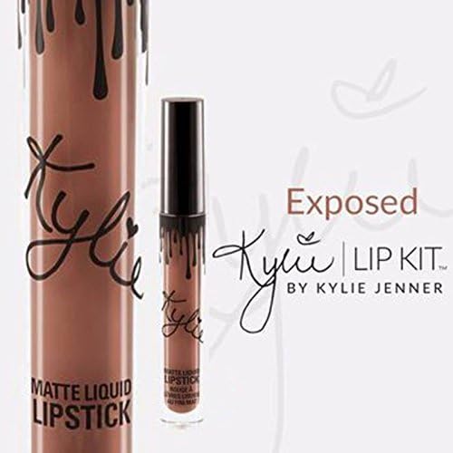 New Female Kylie Long Lasting Lipstick Lip Gloss Liquid Matte Lip Liner Makeup Cosmetic (Exposed)