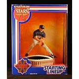 CHUCK KNOBLAUCH / MINNESOTA TWINS 1996 MLB Stadium Stars Starting Lineup Deluxe 6 Inch Figure with The Metrodome Display Base