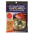San-J White Miso Soup Envelopes, 0.42-Ounce Envelopes (Pack of 36)