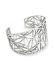 Sterling silver cuff bracelet, Bali Harvest - Fair Trade Sterling Silver Cuff Bracelet