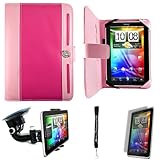 Magenta Pink Protective Slim and Durable Professional Faux Leather Portfoli ....
