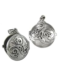 Sterling Silver Celtic Swirl Locket by Dryad Design
