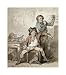 A Brace of Blackguards by Thomas Rowlandson. Size 13.54 inches width by 15.97 inches height. High Quality Art Poster Print