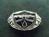 Katekyo Hitman Reborn Cosplay Costume Accessories - Vongola Metal Ring of Rain V2