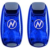 LED Safety Light (2 Pack) + FREE Bonuses | Clip On Strobe/Running Lights for Runners, Dogs, Bike, Walking | The Best High Visibility Accessories for Your Reflective Gear, Bicycle etc