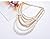Snowman Lee Multi-row Luxury Lady Party Deluxe Beaded Princess Necklace