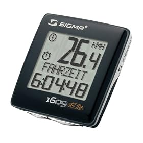Sigma Bc1609 Sts Cad 14 Function Wireless Cycling Computer With Cadence - Black