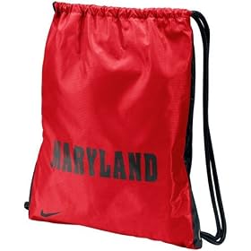 Nike Maryland Terrapins Red-Black Home & Away Gym Bag