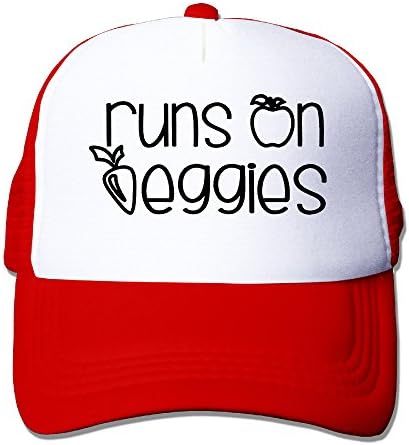 Mesh Adjustable Runs On Veggies Vegan Cap Winter Hats