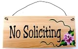 No Soliciting Sign-flower