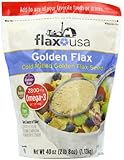 Flax USA 100% Natural Flax Cold Milled Ground Golden Flax Seed, 40-Ounce Pack