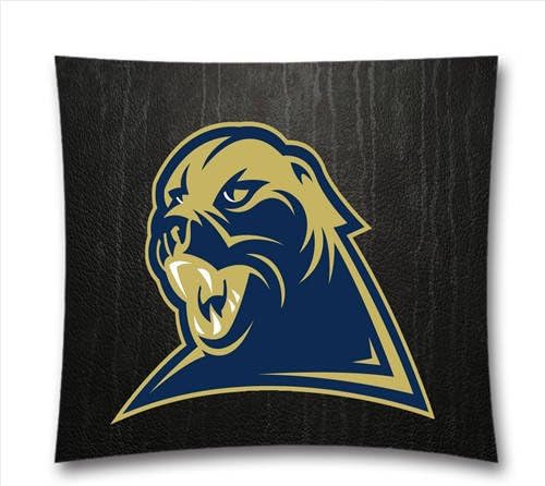 Popular NCAA Pillow/Monogrammed Pittsburgh Panthers Throw Pillow/Custom Housewares/Great Gift/Housewarming Gift/Personalized Throw Cotton Liene Pillow/Cover Size 18x18Inch