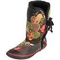 Sugar Shoes Women's Origami Asian Floral Mid Calf Boots
