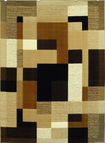 Modern Beige Area Rug #560 Extacy Berber (5 Ft. X 7 Ft.)