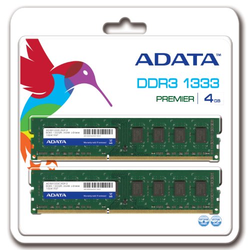 A-Data AD3U1333C2G9-2 Arbeitsspeicher 4GB (1333 MHz, 240-polig, CL9) DDR3-RAM Preisvergleich