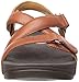 FitFlop Women's The Skinny Leather Sandals Flip Flop, Dark Tan, 8 M US