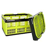 Clever Crates Folding Shopping Basket 16 Liter - Celery Green