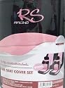 6 PC UNIVERSAL RACING PINK BLACK CAR SEAT COVER COVERS