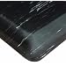 Wearwell PVC 419 UltraSoft Tile-Top Anti-Microbial Mat, Safety Beveled Edges, for Dry Areas, Black