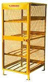 Jamco Products Inc CH040-YP Horizontal Cylinder Storage Cabinet, 33-Inch x 38-Inch x 39-Inch