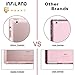 INFILAND 2/3 / 4 Case - Ultra Slim Smart Shell Stand Cover with Translucent Frosted Back Protector (with Auto Wake/Sleep) for 2/3 /4 9.7 Inch Tablet, Rose Gold