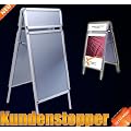 32mm Alu Plakatst�nder Kundenstopper Werbeaufsteller Wetterfest DIN A1