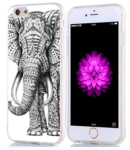 Iphone 6 Case elephant, Apple Iphone 6S Case owesome mandala elephant design