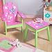 Butterfly Painted Adirondack Chair and Table Set for Girls