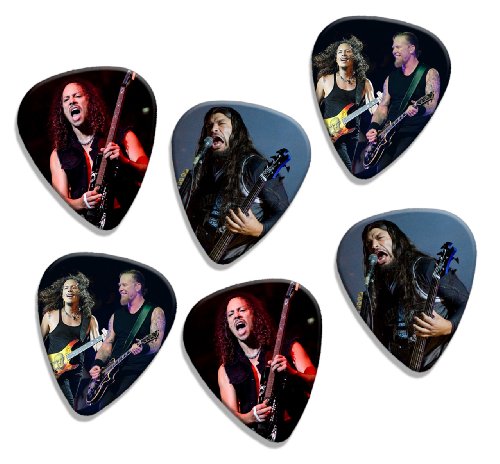 Metallica Playable 6 Loose Guitar Picks Plectrums Live Performance A