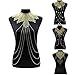 KeyZone Popular Women Charms Lace Hollow Flower Collar Body Chains Grateful Necklace Jewelry Set Golden