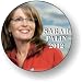 Sarah Palin 2012 3" Button Politcal Button