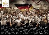 Bitburger Poster-Spielplan Deutsche Fu�ball-Nationalmannschaft, DIN A2 59,4 x 42,0 cm, gefaltet