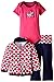 Yoga Sprout Baby-Girls 3 Piece Bird Track Jacket Bodysuit Pant Set, Girl Bird, 18-24 Months