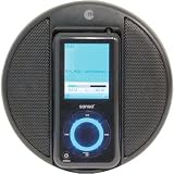 Macally Portable Stereo Speakers for Sansa e200 (Black)