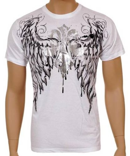Click here to buy Ring of Fire Fleur-de-lis Design 100% Cotton Adult T-Shirt.