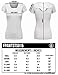 THENEWNEW Womens Short Sleeve V-Neck T-Shirt With Lace Detail (S-3XL)