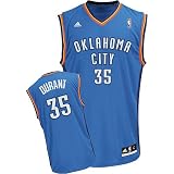 Kevin Durant Adidas Oklahoma City Thunder Blue Revolution Replica Jersey