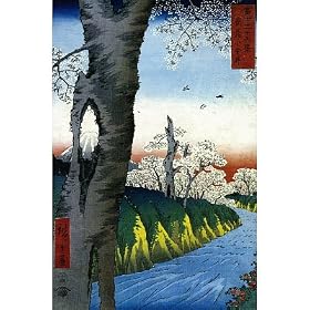 Utagawa Hiroshige (The Thirty-six Views of Mt. Fugi, No. 12 Musashi Koganei) Art Poster Print - 11x17