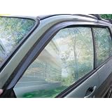 C&C Car Worx WV-00F-T Window Visor Rain Guard Deflectors by C&C Car Worx