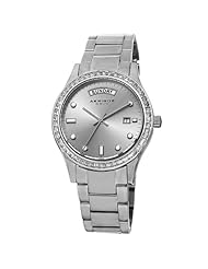 Akribos XXIV Womens AK691SS Impeccable Analog Display Japanese Quartz Silver Watch