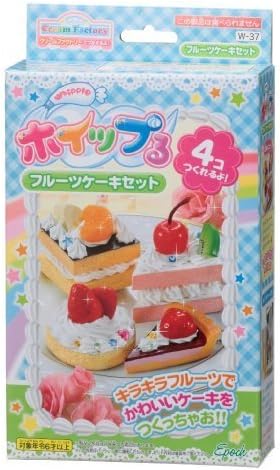 Whipple W-37 Fruit Cake Set Japanese Sample/replica Food Making Kits by Epoch