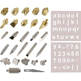SE 28 pc. Wood burning Set