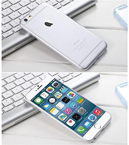 JAZZA®(Meiego) Iphone 6 Plus 6s Plus TPU Case, TPU Clear Cover Slim Crystal Clear Soft Transparent Ultra Thin TPU Case Cover for Iphone 6 Plus 6s Plus