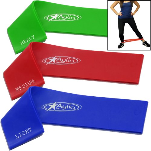 Aylio 3 Loop Bands for Exercise (Light, Medium, Heavy)