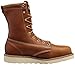 Thorogood American Heritage 8” Steel Toe Work Boots for Men - Full-Grain Leather with Round Toe, Slip-Resistant Wedge Outsole and Comfort Insole; EH Rated