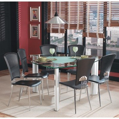 Tracy 7 Piece Dining Black Chairs