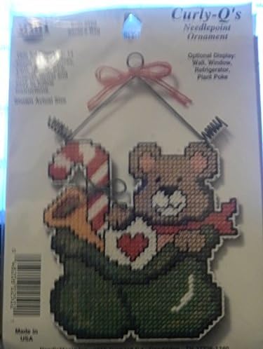 Curly-Q's Counted Cross Stitch Ornament Kit 2502 Santa's Bag