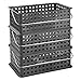 iDesign - 61686 Plastic Storage Organizer Basket with Handle for Bathroom, Health, Cosmetics, Hair Supplies and Beauty Products, 8.69