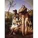 Emile Jean Horace Vernet (Judah and Tamar) Art Poster Print - 13x19